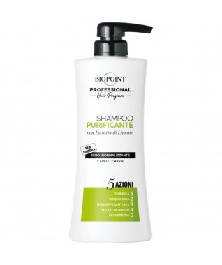 PURIFICANTE  - Profesionalus šampūnas išvalantis galvos odą ir plaukus 400 ml - PV03621