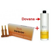 DRAW Losjonas stabdantis plaukų slinkimą su placentos ekstraktu 10 X 10 ml + DOVANA - PERSONAL TOUCH Hairtherapy - Plaukų terapija - šampūnas nuo plaukų slinkimo 1000 ml 